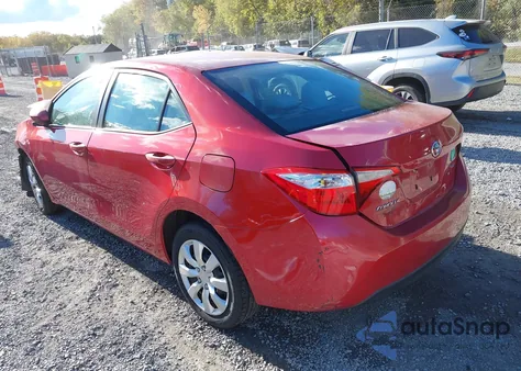 2014 Toyota Corolla Le из США, поврежденный, VIN 2T1BURHE7EC187154